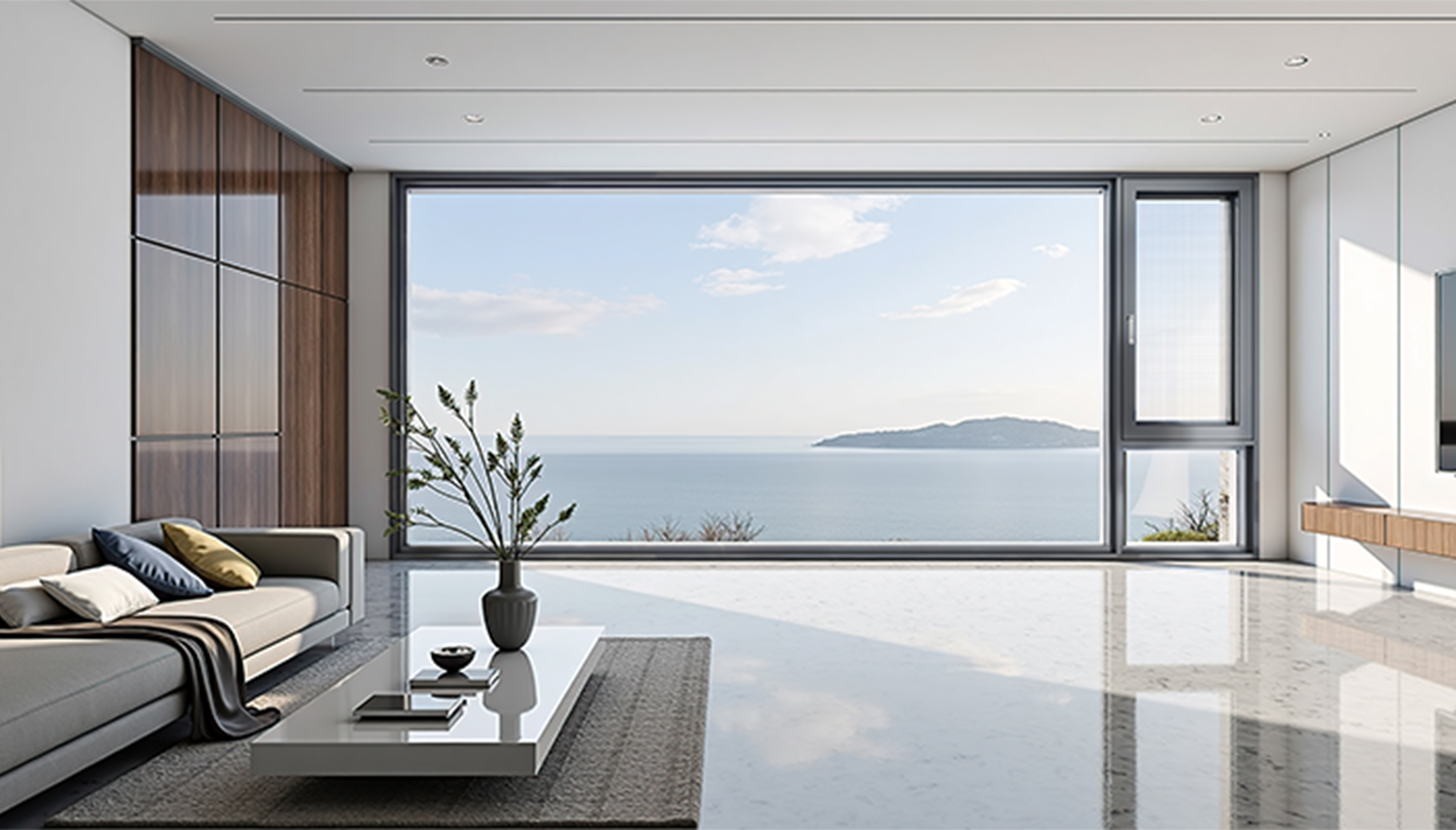 米兰春天窗纱一体平开窗